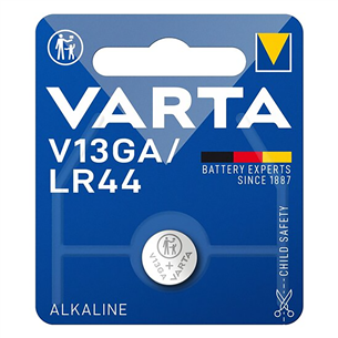 Baterijas LR44/V13GA, Alkaline, 1.5v