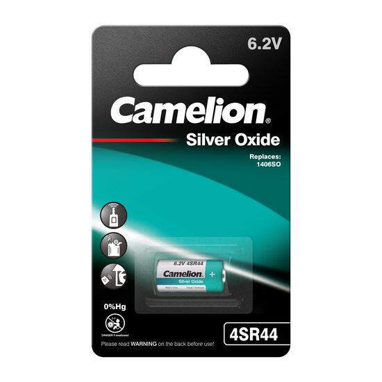 Camelion 4SR44/PX28, Silver Oxide, 6.2v