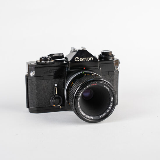 Canon EF "Black Beauty" + 50mm f/3.5 