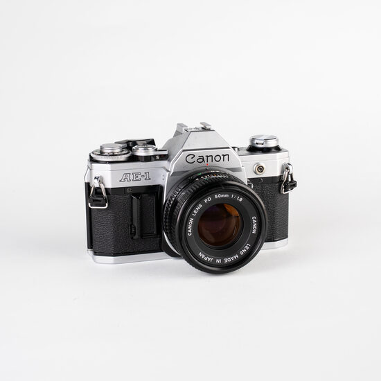 Canon AE-1 SILVER + 50mm f/1.8