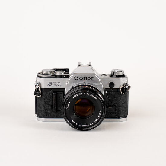 Canon AE-1 SILVER + 50mm f/1.8 S.C. - *C*