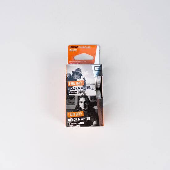 35mm melnbalto filmiņu komplekts LOMOGRAPHY MONOCHROME DUET