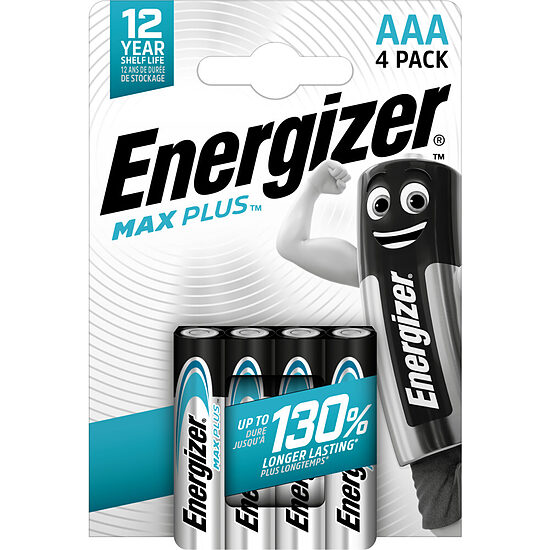 Energizer Max Plus AAA, Alkaline, 1.5v