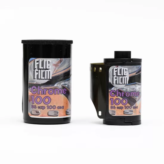 35mm krāsainā diapozitīva filmiņa Flic Film Chrome 100/36
