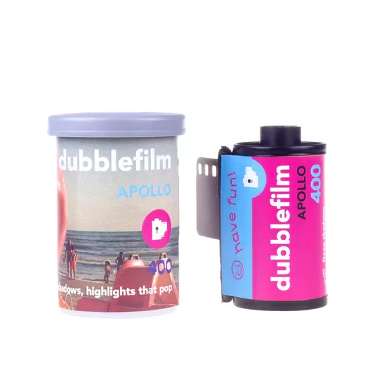 35mm krāsainā filmiņa dubblefilm Apollo 400/36