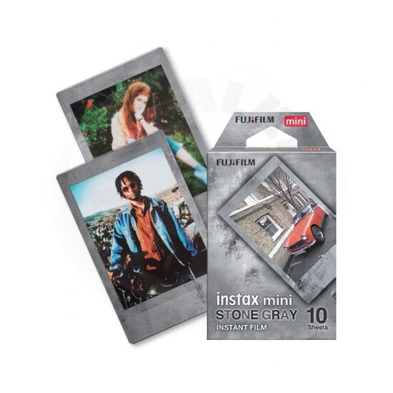 Momentfoto filmiņa Fujifilm Instax Mini Stone Gray Instant 10x1