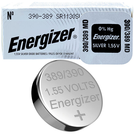 Energizer 390/389, Silver, 1.55v